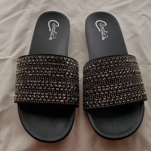 Candies rhinestone slides